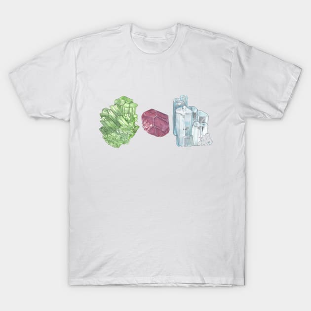 Gem Collection T-Shirt by sheehanstudios